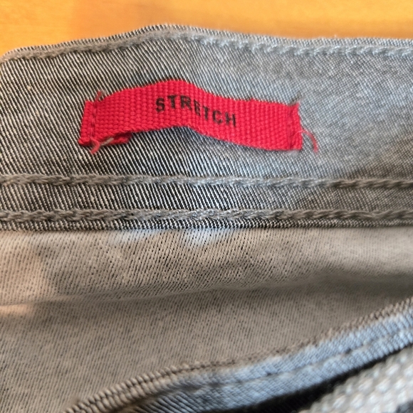 Point Zero Men's Gray Cargo Pants with Belt - Picture 5 of 6